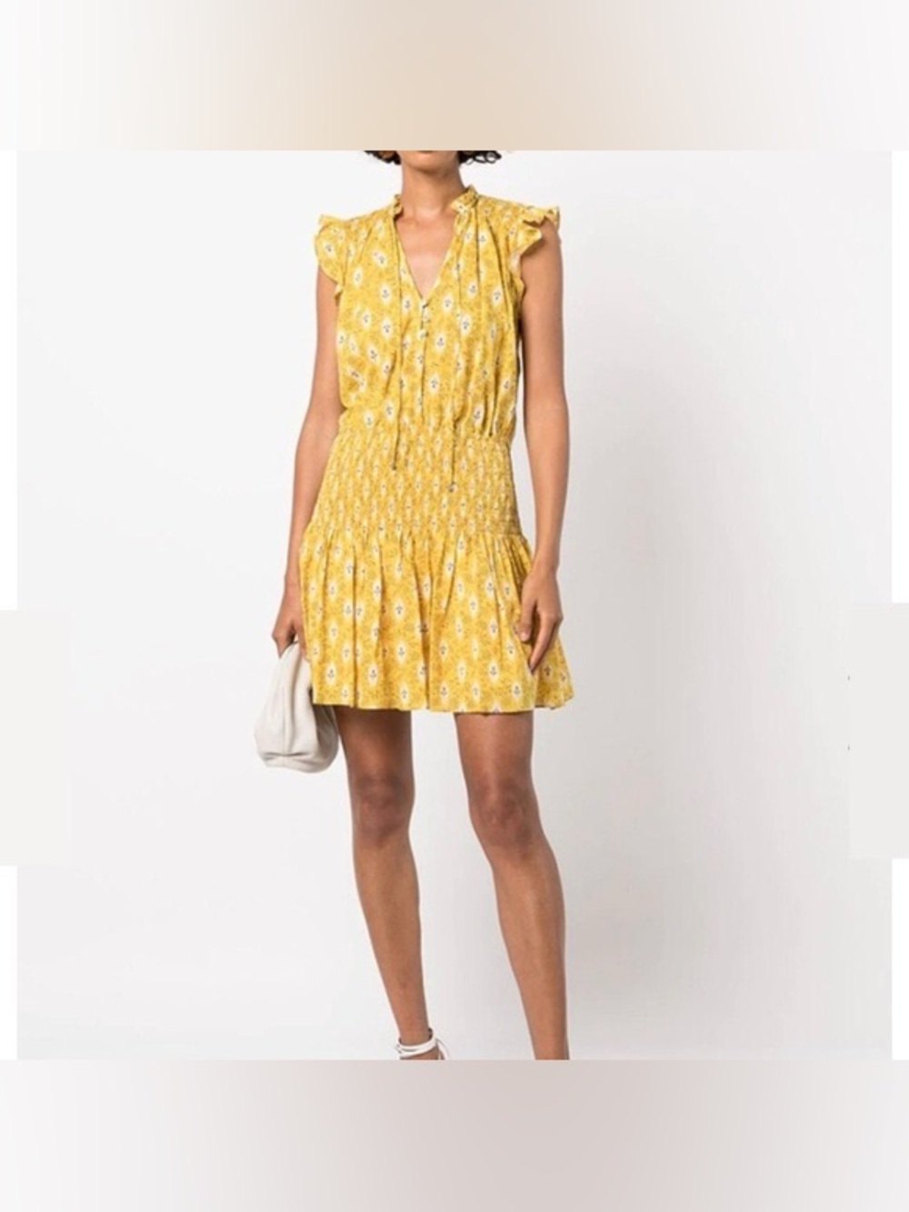 Veronica Beard Rayna Botanical Ikat Mini Dress - Picture 2 of 15
